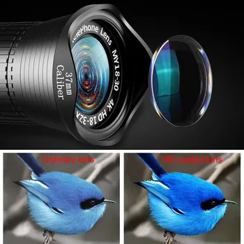 18-30X Nastaviteľný Zoom Lens Kit širokouhlý Objektív s Statív pre Smartphone