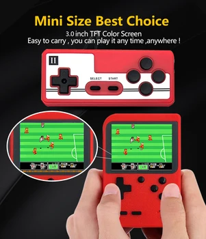 Továreň na Predaj Mini Prenosné Retro Hry Konzoly Mobilné Hry Hráči Vstavané 400 Hry 3 Palcový Gameboy Double Play Podpora TV