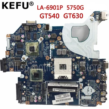 KEFU P5WE0 LA-6901P základná Doska Pre acer 5750 5750G 5755 5755G Notebook Doske HM65 GT630M/GT540M originálny Test základnej Dosky