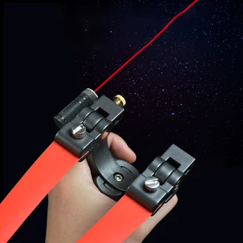 Laserový Zameriavací Prak Živice Katapult s Plochou gumičky, Vysoká Presnosť Snímania Outdoor, Lov Sling Shot