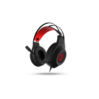 Herné OZONE Rage X60 headset-zvuk 7.1, Červená LED, 50mm reproduktory, nastaviteľný hlavový most, Micro flex, USB, PC, PS4, PS5