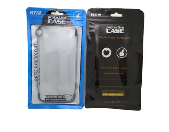 100ks 12*20.5 cm priehľadný Plastový zips Retail Balenie Poly Taška pre iPhone 5C 6 6 7 plus Samsung S3 S5 S6 C5 C7 mobilné prípade