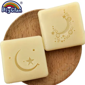 Transparentné Moon Star Mydlo Pečiatka Islam Ramadánu Ručné Pečiatky Na Mydlo, Takže Ramadan Kareem Kapitola Diy Kreatívny Darček