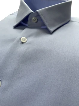 2020 Luxusné Šaty Tričko Zákazku Vysoko Kvalitnej Bavlny Business Košele 80. rokoch Dve-Ply Vráskam na Mieru Mužov Košele