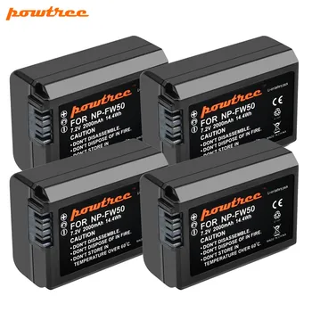 Powtree 2000mah NP-FW50 NP FW50 AKKU Batérie + Duálny USB Nabíjačka Pre Sony NEX-7 NEX-5N NEX-5R NEX-F3 NEX-3D Alfa a5000 a6000