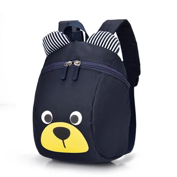 Novo Módne Deti Batoh Anti-stratil Plátené tašky Cartoon Zvierat Medveď Vzor Materskej Deti Baby Školské Tašky CLA88