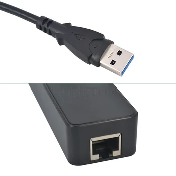 Kebidu Vysokej spped 3 Porty USB 3.0 Hub 10/100/1000 Mbps RJ45 Gigabit Ethernet LAN Káblové Sieťový Adaptér Pre windows, Mac