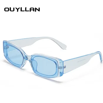 Oulylan Cat Eye slnečné Okuliare Ženy Dámy Módne Značky Dizajnér Obdĺžnik Slnečné Okuliare Candy farby Okuliarov Odtiene UV400