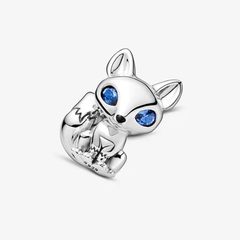 2020 Jeseň Nový Príchod Roztomilé Modré Oči Fox Kúzlo Korálky Fit Pôvodné Kúzlo Náramok Pandora Šperkov Darček