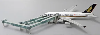 1:400 realisticky Airbus A380 model Letiska Cestujúcich Stravovanie Most Single/Dual Channel Široký telo lietadlo lietadlo scény displaytoy