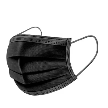50pcs jednorázové masky znečistenia maska unisex ochranné textílie maska proti prachu čierna šedá farba vyberať 2020