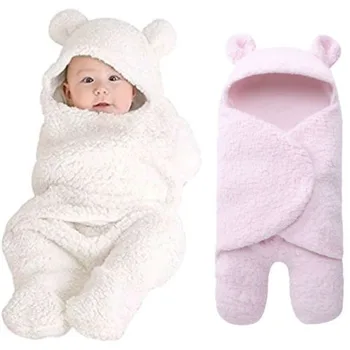 Horúce 2020 Novorodenca Chlapec Dievča Swaddle Spanie Zábal Plyšové Bavlna Sleepwear Deka Foto Prop Nové