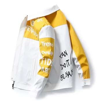 2020 Jarná Bunda Mužov Kabát Módne Slim Windbreaker Oblečenie Mimo Tenké oblečenie na Jeseň Kvalitné Tlačené Logo Mužov Oblečenie