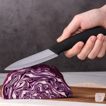 Kuchársky Nôž 5 palcový Keramické Nože Frézovanie Zeleniny Domácnosti Black Zirconia Kuchyni Variť Nôž Nástroj ABS Rukoväť Ochranný Kryt