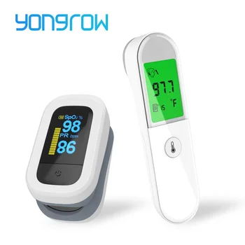 Yongrow Lekárskej zdravotnej Starostlivosti Teplomer Dieťa Dospelých oximeter Prsta SPO2 Pulz De Pulso De Dedo LCD Digitálny