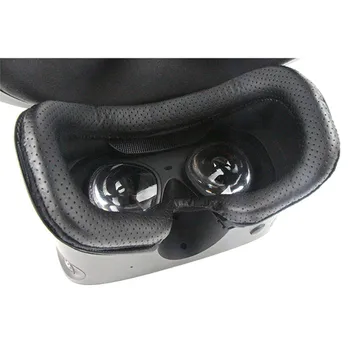 Pohodlné Kožené Vankúše Očná Maska Kryt pre Oculus Rift S VR Okuliare Svetlo Unikajúce-doklad, Oko Tváre Kryt Pad