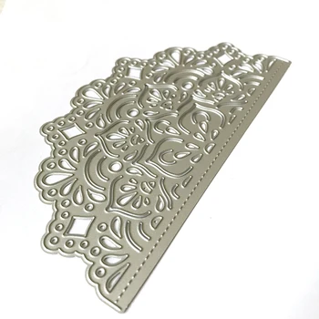 Mandala čipky pozvanie Rezanie Kovov Zomrie Blany Die-Cut pre DIY Scrapbooking Album Papier Karty