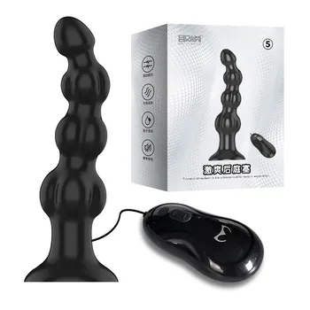 Čierny Análny Vibrátor Análny Sex Hračky pre Ženy a Mužov Masturbator 12 Rýchlostiach Vibrovanie Zadok Plug Riti Hrá BDSM Sex Hračky