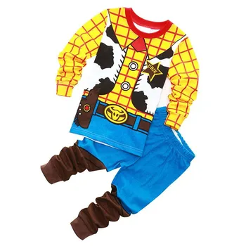 Nový Príchod Batoľa Chlapec Oblečenie Nastaviť Buzz Lightyear Deti Pyžamo Nastaviť Cartoon detské pyžamo tričko + Nohavice Chlapec Oblečenie Set sa