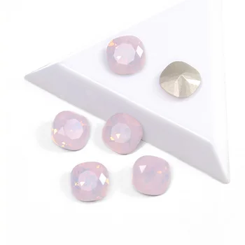 CTPA3bI Rose Voda Opal Farba Sklo Materiál Šiť Na Vankúš Rez Kamienkami S Pazúr Kamienkami Diamond Duševné Kamene DIY Oblečenie