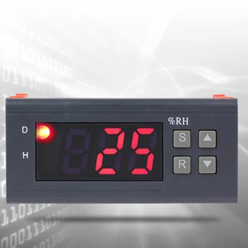 MH-13001 AC 110V 220V DC 12V LCD Digitálny Termostat Vlhkomer Teplota Vlhkosť vzduchu Regulátor Metrov Relé Vlhkomer