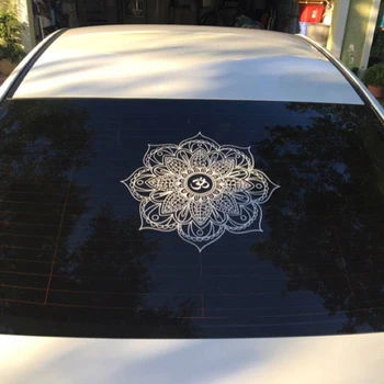 Klasické Mandala Auto Odtlačkový OM Mandala Kvet Odtlačkový stenu, nálepky, Auto Nálepky A754