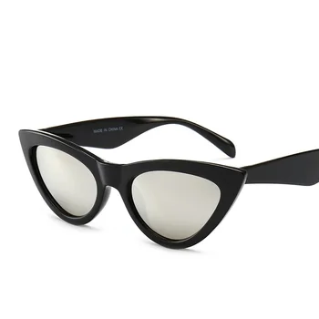 Celina Cat Eye slnečné Okuliare Ženy Retro Cateye Odrážali Slnečné Okuliare UV400 Kvality Odtiene Žena gafas de sol mujer