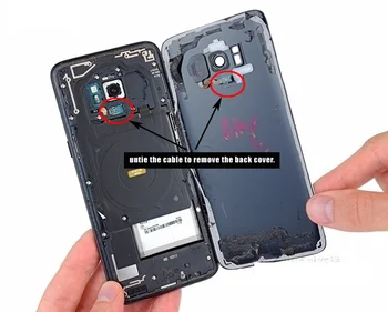 Samsung Originálne Batéria Sklo Zadný Kryt Dverí Pre Samsung Galaxy S8 G9500 S8Plus SM-G955 S8 Plus Zadné Bývanie Zadný Kryt Telefónu