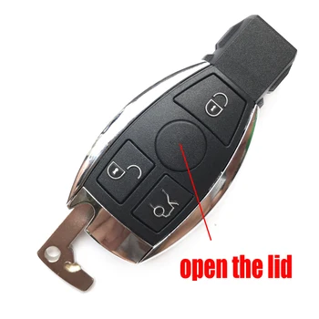 3 tlačidlá Smart key Prípade Pre Mercedes-Benz W211 W203 AMG W204 C E S CLS CLK BGA Auto Náhradné Diaľkové príveskom Kryt