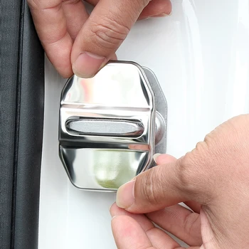 Auto Styling Auto Door Lock Zahŕňa stikcer Prípade na Mercedes Benz GLK GLA C E GLC Triedy Auto Auto-Styling 4pcs /veľa