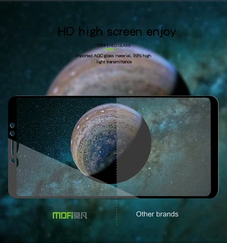 Pre Xiao Mi Max 3 Tvrdené Sklo Screen Protector 2.5 D Plné Pokrytie Stráže Mi Max3 Ochranné Sklo Film Proti roztrhnutiu Shockproof