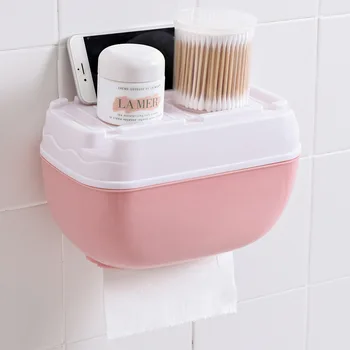 GUNOT Toaletného Papiera Držiak na Stenu Hygienický Papier Dávkovač Nepremokavé Tkaniva Úložný Box Pre Kúpeľňa a Wc
