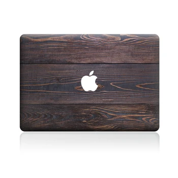 Drevo Notebook Odtlačkový Vinyl PVC Kože Nálepka Pre Macbook Air Pro 12