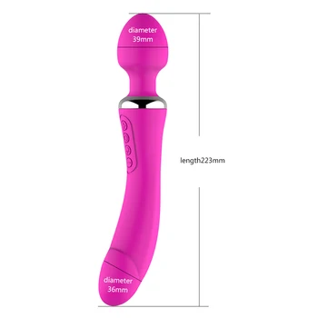 Výkonný AV Vibrátor Sexuálne Hračky pre Ženy Dvakrát Motor Čarovná Palička Stimulátor Klitorisu G Mieste upozorňuje Žena Masturbator Produkt
