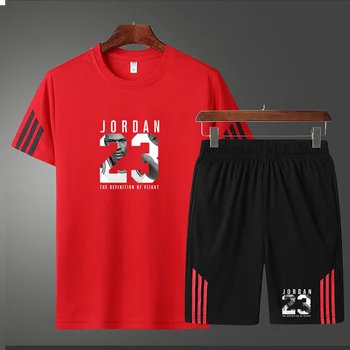 Pánske black print vyhovovali módne Jordánsko Č. 23 športové vyhovovali basketbal školenia oblek súťaž vyhovovali letné vonkajšie beží oblek