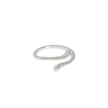 S'STEEL kórejský 925 Sterling Silver Ring Pre Ženy Minimalistický Kvapka Vody Zlatý Prsteň Nastaviteľné Anillo Plata 925 Mujer Jemné Šperky
