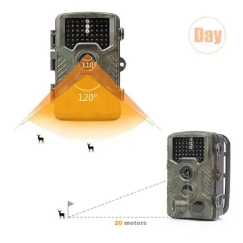 16MP 1080P Poľovnícky Chodník kamerový monitorovací Sledovania HC800A Infračervené Nočné Videnie Wild Kamier alebo Video, Foto Pascí