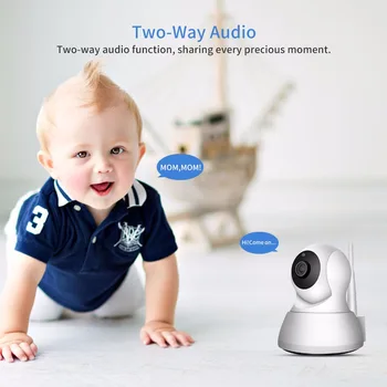 SDETER Domáce Bezpečnostné IP Kamera, Wi-Fi 720P 1080P Bezdrôtová Sieťová Kamera CCTV kamerový monitorovací P2P Nočné Videnie Baby Monitor