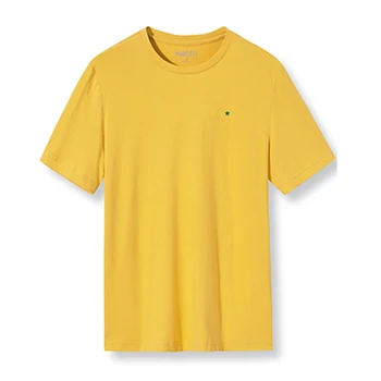Markless Pánske Bavlnené O-Krku, Krátke Rukávy T-shirts Voľné Výšivky Multi-farebné Letné Tričká 2020 Módne Topy T TXB0656M