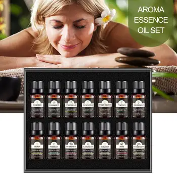 Čistý rastlinný Aromaterapia Výustiek Esenciálny Olej Nastaviť 10 ml Organické Masáž Relax Fragranceoleo Essencial Para Difusor