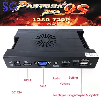 Nový Pandora 9s 3D Box 3160 v 1 Arcade Multigame Doske Pandora PSA PCB hracej 3 4 Hráčov VGA HDMI pre Retro Konzoly