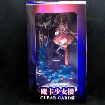 Card Captor Sakura Akčné Figúrky Ružové Šaty Hračky 19 cm
