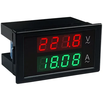 1pcs DL69-2042T AC 100A 0-500VA digitálny displej LCD ammeter vysokou presnosťou ammeter s červenou zelenú písmo pracovné napätie 110V 220V
