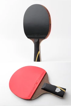 Huieson 6 Hviezdičkový Inovované Stolný Tenis Raketa 7 Vrstiev Double Face Gumy Uhlíkových Vlákien, Ping Pong Raketa Bat S Krytom, 2 ks