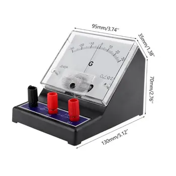 -30-0-30 Galvanometer Vedeckých Aktuálne Senzor Citlivý Ammeter Elektrický Prúd Detektor Analógové Zobrazenie