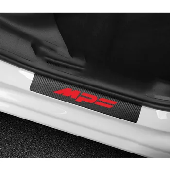 4Pcs Auto Samolepky Pre Mazda MPS Kvalitné Dvere Parapetné Dekorácie, Nálepky Proti Poškriabaniu Kotúča, Auto Doplnky Interiéru