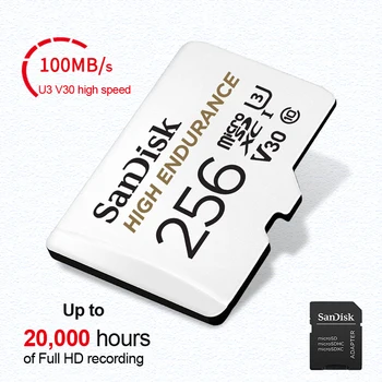 SanDisk Memory Card High Endurance Video Monitorovanie 32 GB, 64 GB MicroSD Karty SDHC/SDXC C10 100MB/s TF Karta Pre Video Monitoring