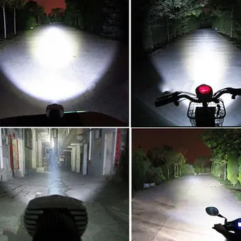 Apmatauto 2 ks Nepremokavá Motocykel LED Reflektor Svetlometu 6W 1000Lm XML-T6 Biela 6000k Skútrov/Bicykel Hliníkový Hmly DRL Svetlomet