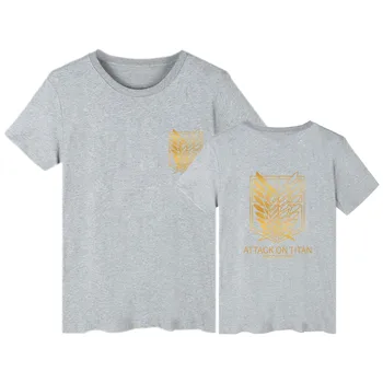 Letné módy anime Útok na titan t-shirts vytlačené pár muži ženy t košele bežné tee tričko o-neck tričko krátky rukáv top