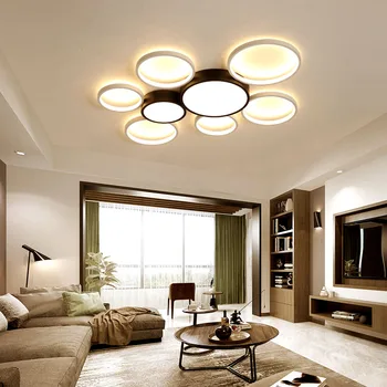 Pôvodné priame Nordic moderná obývacia izba LED stropné svietidlo spálňa lampa reštaurácia LED luster hotel svietidlo okrúhle LED lampa